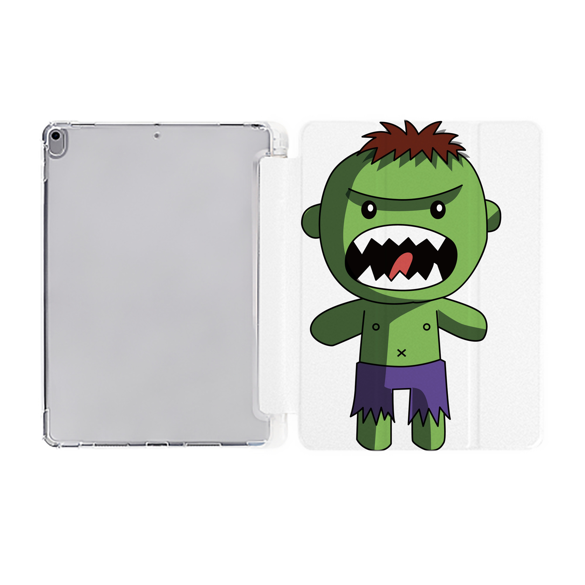 （画像用） アベンジャーズ The Avengers IPad ケース ペン収納付き 三つ折りスタンド PUレザー×シリコン 対応機種9.5/10.5/10.9インチ